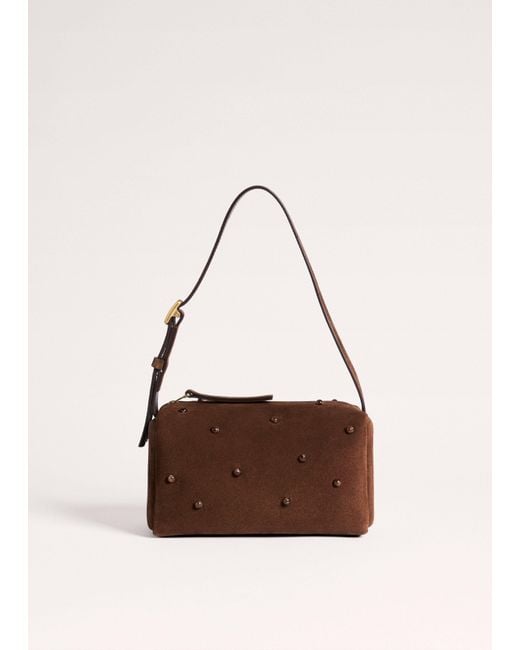 ME+EM White Resin Stud Box Bag