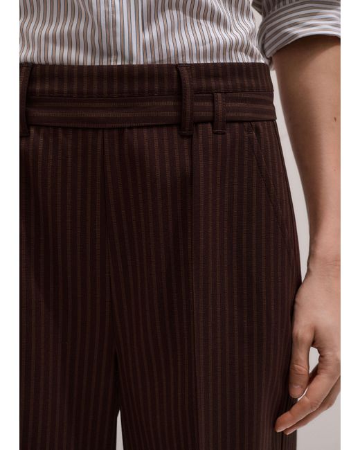 ME+EM Multicolor Pinstripe Wide Leg Trouser