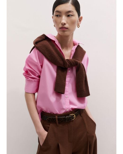 ME+EM Pink Relaxed Forever Shirt