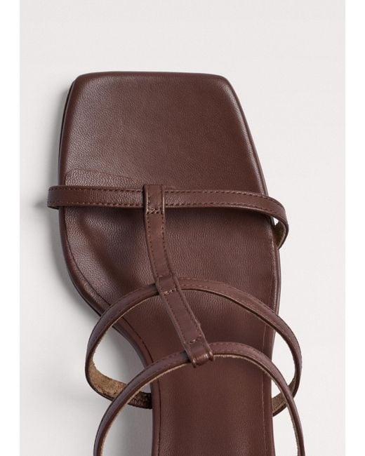 ME+EM Brown Caged Occasion Sandal