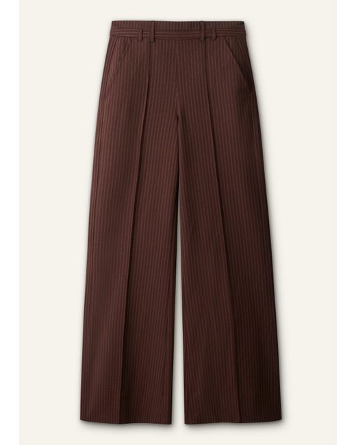ME+EM Multicolor Pinstripe Wide Leg Trouser