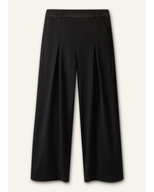 ME+EM Black Tapered Tux Pant