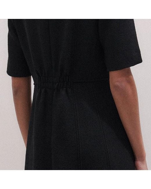 ME+EM White Button Front Maxi Shift Dress