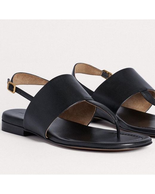 ME+EM White Toe-Post Sandal