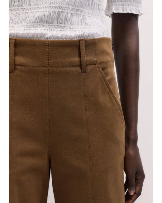 ME+EM Natural Wide Crop Pant