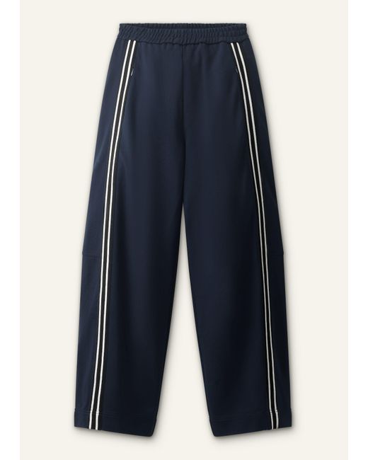 ME+EM Blue Side Stripe Barrel Pant