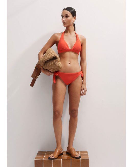 ME+EM Orange Side Tie Bikini Bottoms
