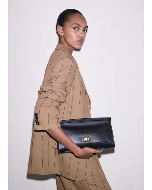 ME+EM Blue Tailored Clutch