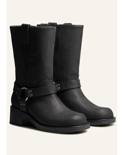 ME+EM Black Biker Boot