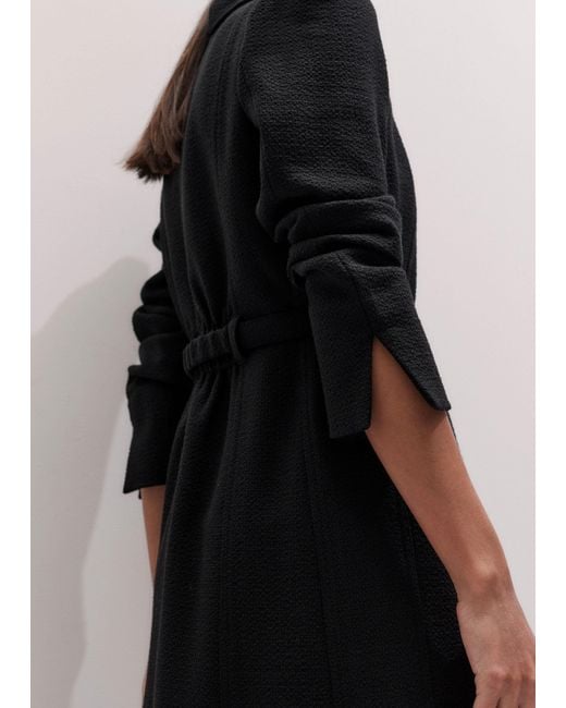 ME+EM Black Fit And Flare Mini Dress + Belt