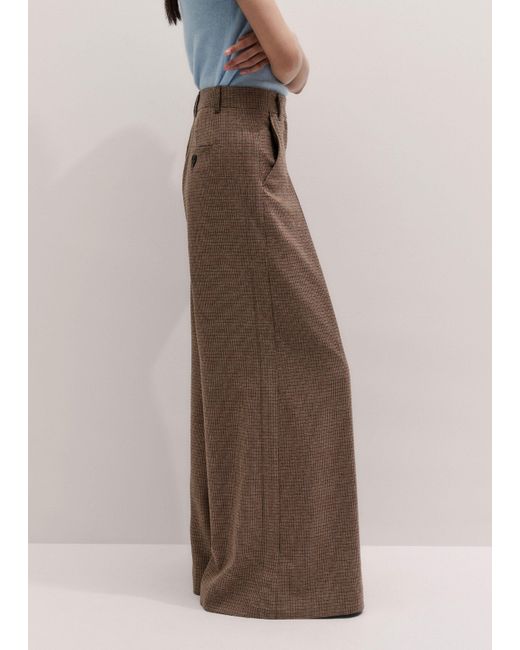 ME+EM Brown Heritage Very Wide Pant