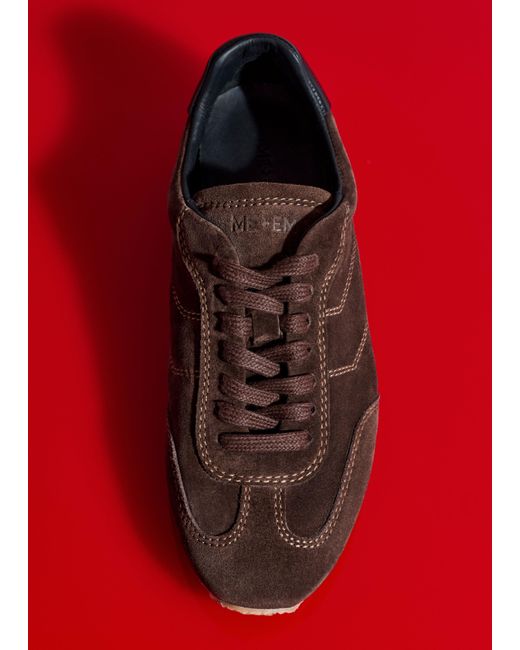 ME+EM Brown Retro Runner Sneaker