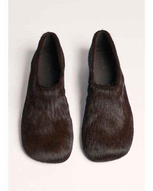 ME+EM Brown Asymmetric Slipper