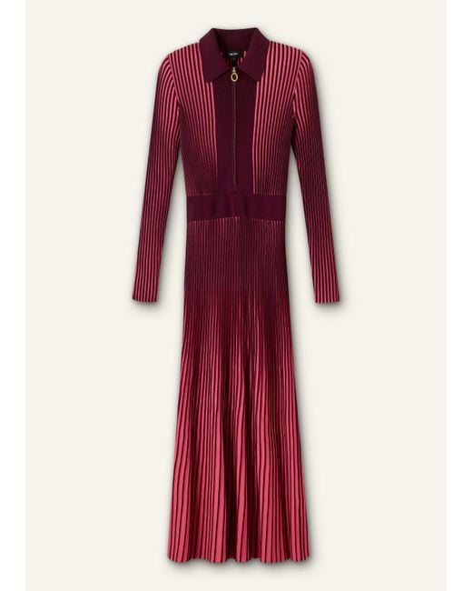 ME+EM Women's Collared Contrast Panel Maxi Dress - hulwithkids.com