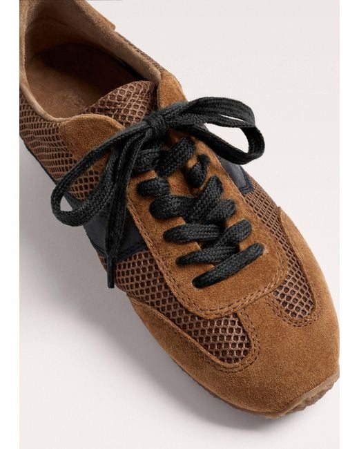 ME+EM Brown Retro Runner Sneaker
