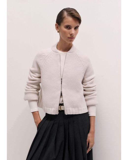 ME+EM Natural Ultimate Rib Long Sleeve Top