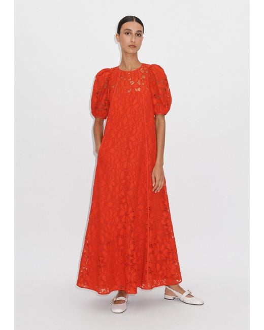 pink long sleeve lace dress Dusty Rose Lace Long Sleeve Dress