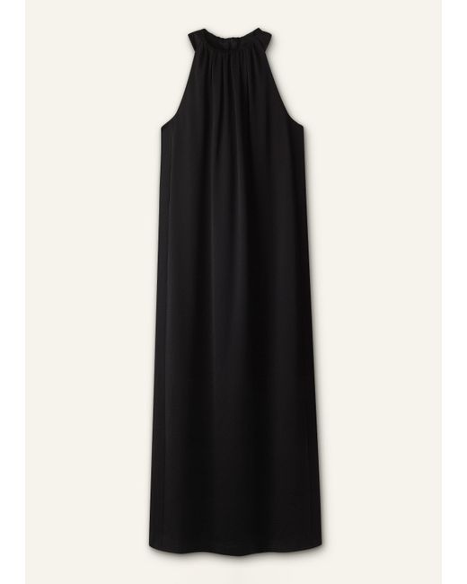 ME+EM White Halterneck Shift Maxi Dress