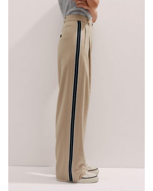 ME+EM Multicolor Flannel Side Stripe Pant