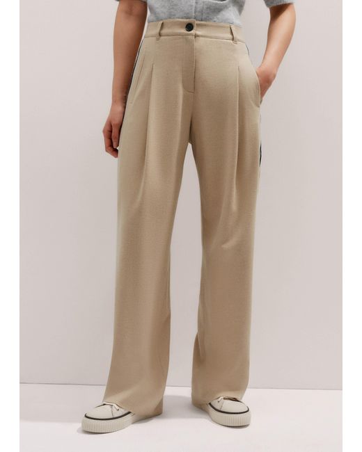 ME+EM Multicolor Flannel Side Stripe Pant