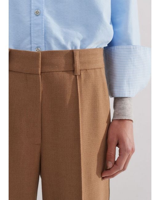 ME+EM Natural Short-Length Convertible Pant