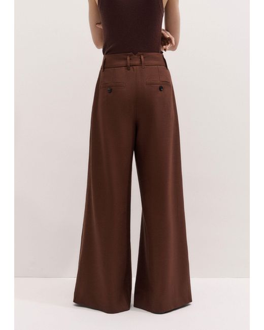 ME+EM Black Wide Leg Trouser
