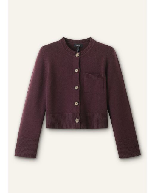 ME+EM Multicolor Button-Through Straight Cardigan