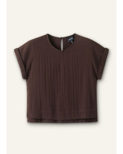 ME+EM Multicolor Cheesecloth T-Shirt