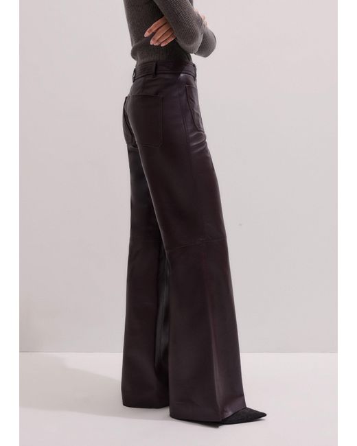 ME+EM Black Patch Pocket Boot Cut Trouser