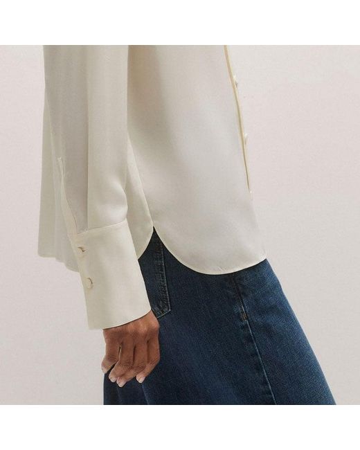 ME+EM Natural Silk Shirt