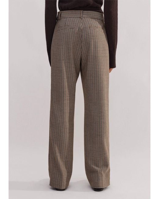 ME+EM Brown Town-To-Country Convertible Trouser Cream