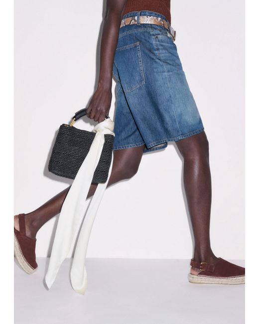 ME+EM Brown Slingback Espadrille