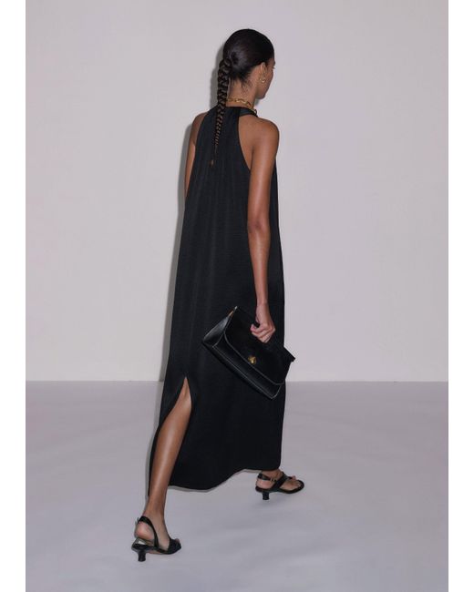ME+EM White Halterneck Shift Maxi Dress