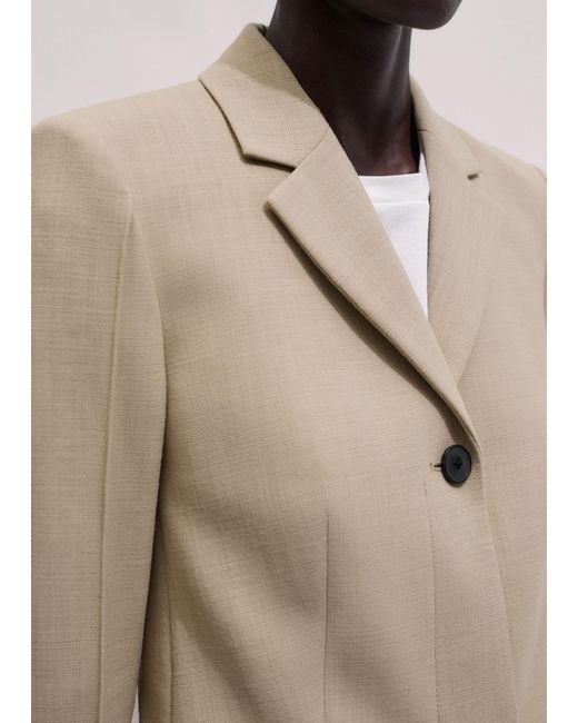 ME+EM Natural High Waist Slim Contour Blazer
