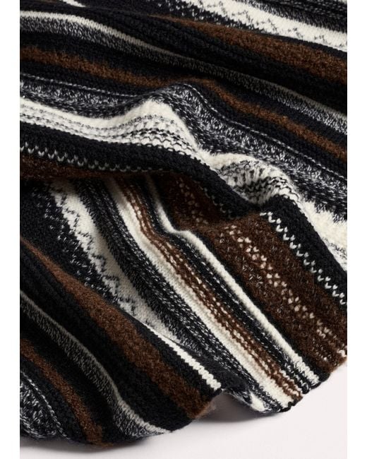 ME+EM Multicolor Textured Stitch Scarf