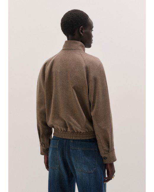 ME+EM Brown Tailored Bomber Jacket