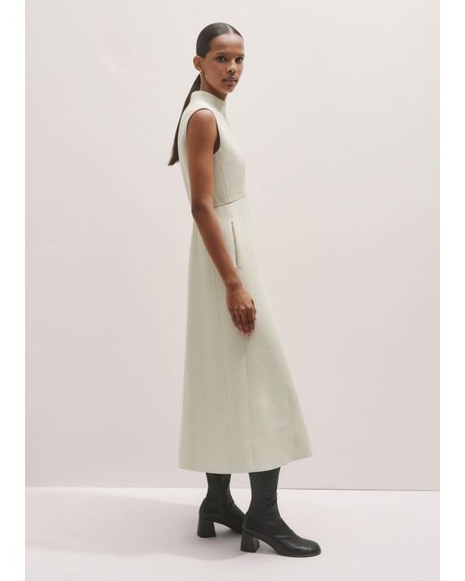 ME+EM Natural Day-To-Evening Sleeveless Midi Dress