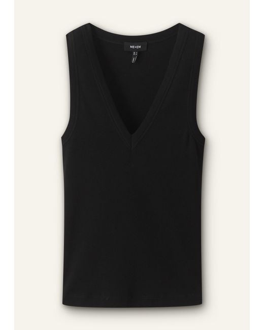 ME+EM Brown Ultimate V-Neck Vest