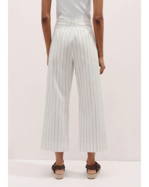 ME+EM Multicolor Straight-Leg Crop Trouser