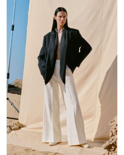 ME+EM Natural Wide-Leg Pant