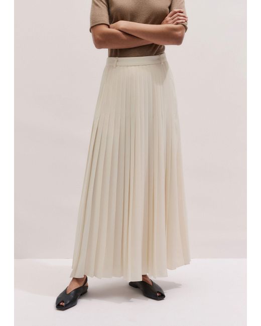 ME+EM Natural Dramatic Maxi Length Skirt