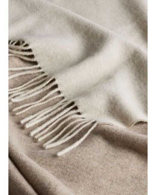 ME+EM Natural Cashmere Blend Travel Scarf
