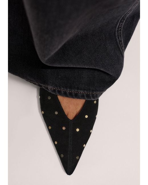 ME+EM Black Stud Point Flat
