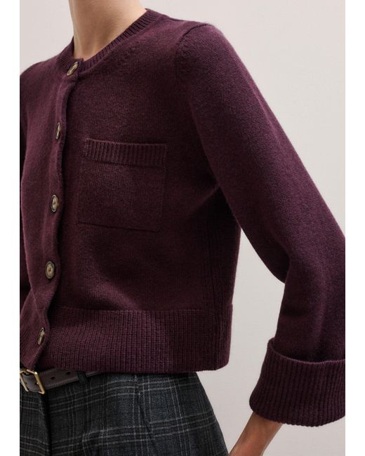 ME+EM Multicolor Button-Through Straight Cardigan
