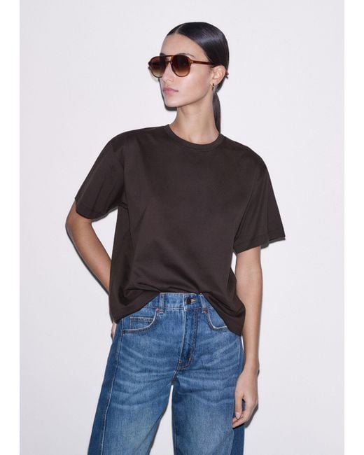 ME+EM Black Oversized Tee
