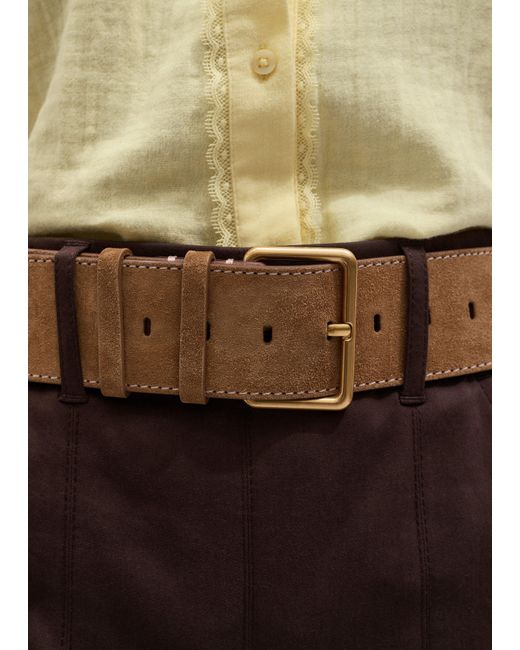 ME+EM Natural Wide Waist Belt