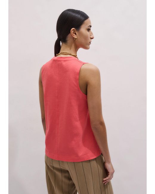 ME+EM Pink Racer Back Swing Top