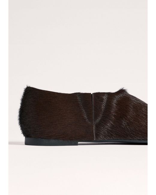 ME+EM Brown Asymmetric Slipper