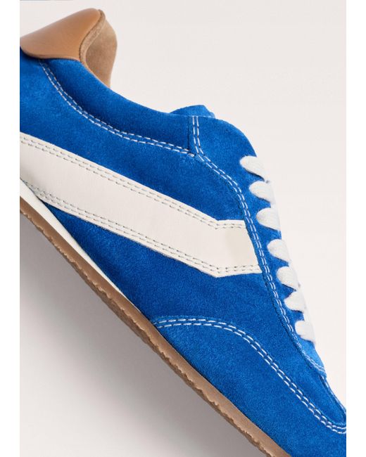 ME+EM Blue Retro Runner Sneaker