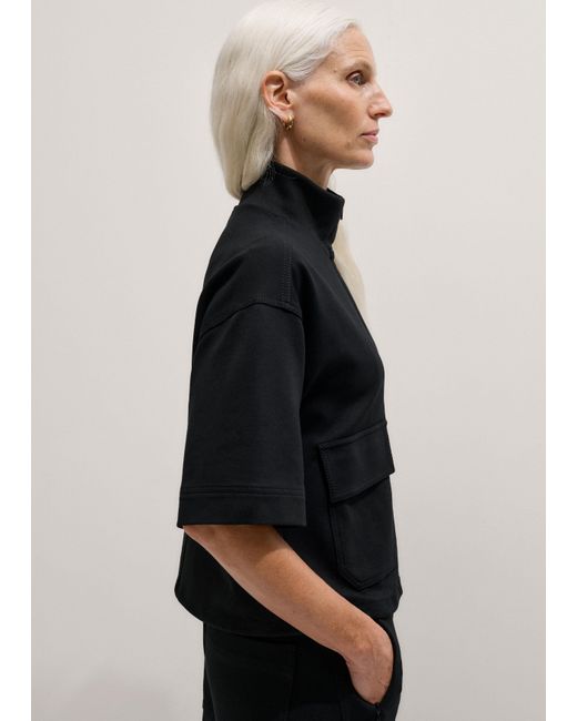ME+EM Black Luxe Travel Tailoring Layering Jacket
